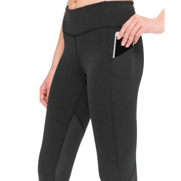 LULULEMON ATHLETICA Pace Rival Crop "Full-On Luxtreme 22' In Black Size 2 - Picture 4 of 8